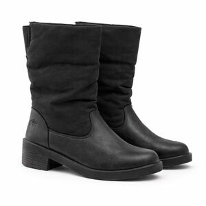 totes Black Mid-Calf Heeled Boots size 9